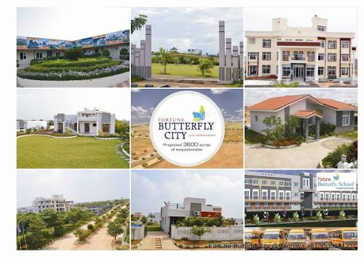Exclusive Corner Plot For Sale Fortune Butterfly City, Near Future City, Kadthal, Srisailam Highway, Hyderabad in Hyderabad